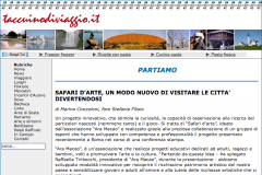 Articolo taccuino di viaggio