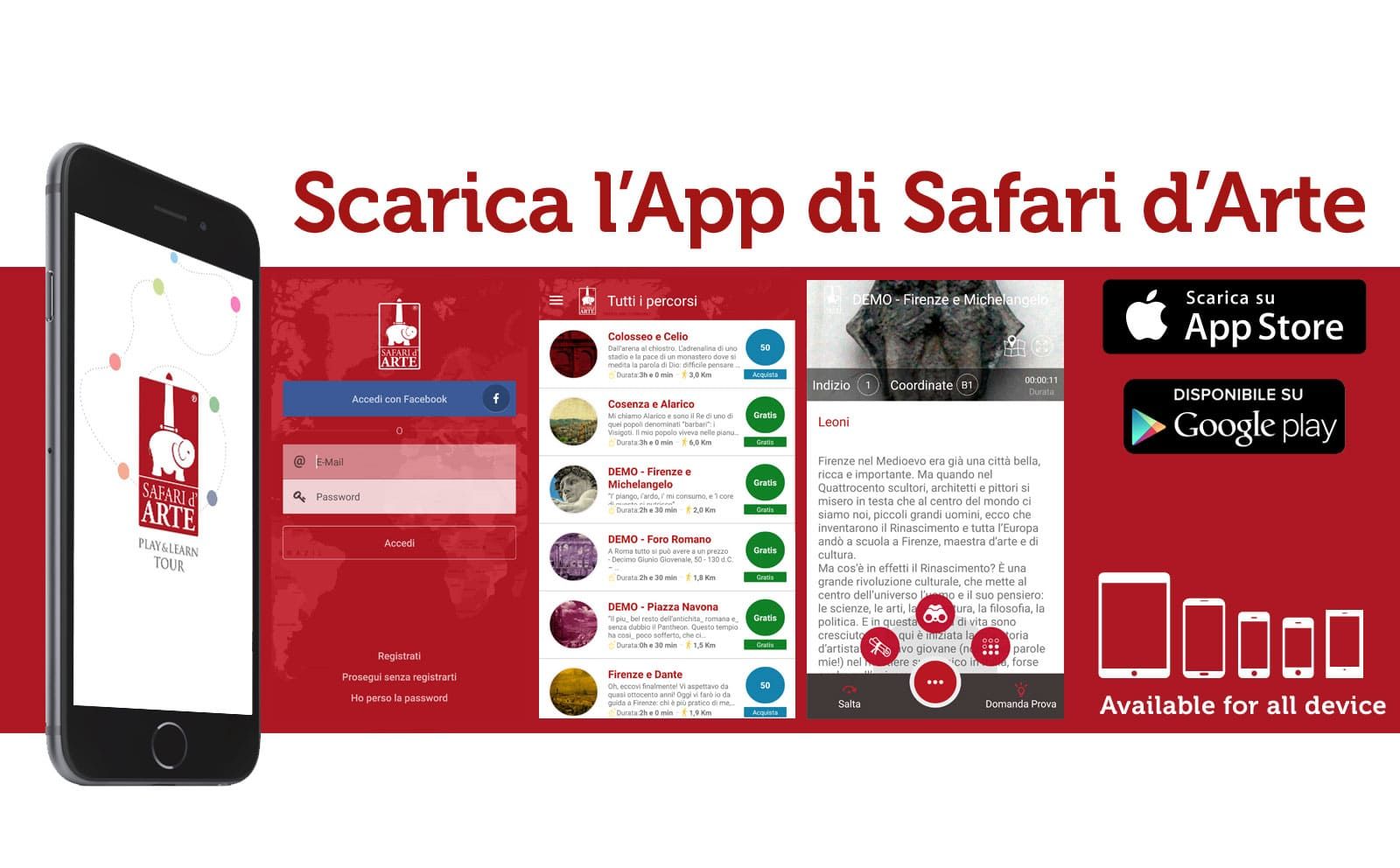 Scarica la App
